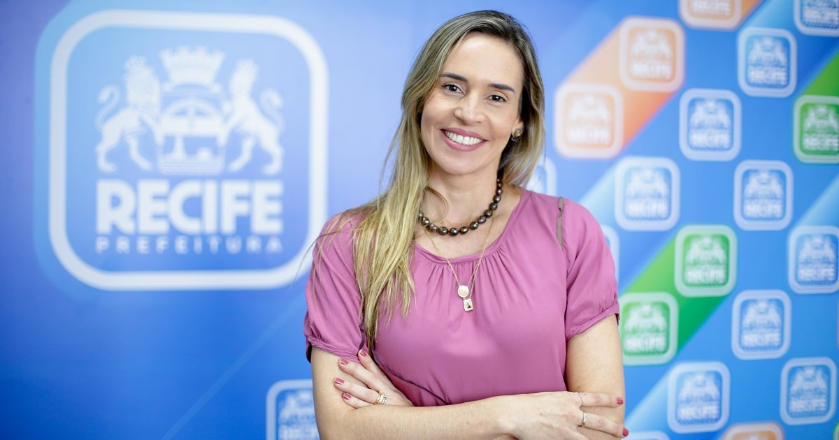 Foto da Isabella de Roldão a primeira vice-prefeita do Recife-PE